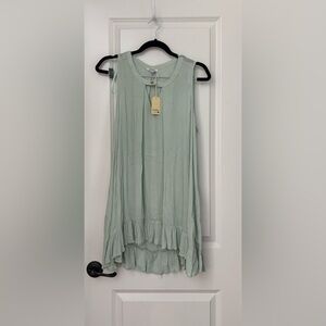 JODIFL Mint Green Sleeveless Top